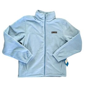 New with Tag Columbia Blue Fleece, Zip Up Granite Mountain Men's Large